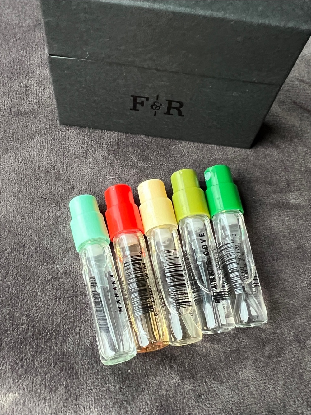 Fulton & Roark set of 5 Perfume Fragrance Samples Discovery Set Travel Try